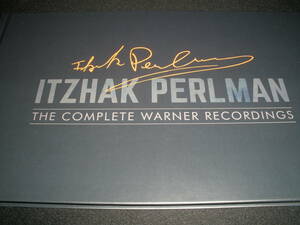 パールマン ワーナー録音 ボックス ブックレット 解説書 ハードカバー EMI TELDEC ERATO 未使用品 Perlman