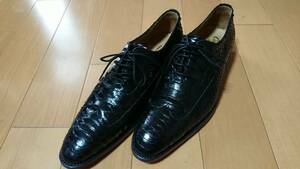 Cordwainer Cordwainer genuine article python shoes black 