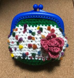 がま口ポーチ ハンドメイド