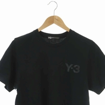 ワイスリー Y-3 DY7137 YOHJI YAMAMOTO ヨウジヤマモト adidas アディダス ロゴ Tシャツ カットソー 半袖 プルオーバー S 黒 ブラック /CM_画像4