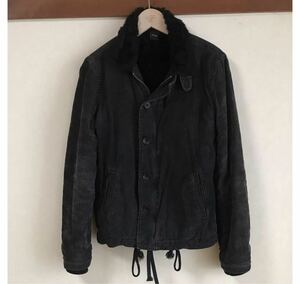  Pledge PLEDGE reverse side boa corduroy jacket cotton cotton 48 deck jacket boa 