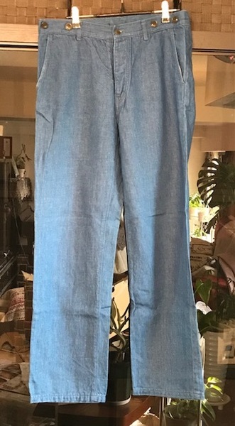 美品!! nest Robe コットン&リネン デニムパンツ♪