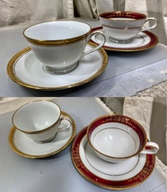 used ノリタケ/Noritake☆金彩 カップ&ソーサー☆月桂樹 N印☆GOLDMER/ASHLEIGH US DESIGIN PAT PEND 2客コレクション未使用長期保管品_画像2