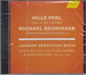 [CD/Hanssler]ヴィオラ・ダ・ガンバのためのソナタ第1-3番BWV.1027-1029/H.パール(vdg)&M.ベーリンガー(cemb) 1998.12