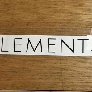 エレメンツ ELEMENTS 文字切り抜き ステッカー 260×30mmの画像1