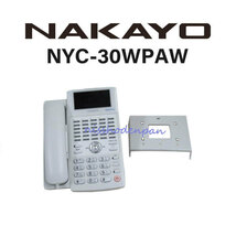 【中古】 NYC-30WPAW ナカヨ/NAKAYO Si 30ボタン防水電話機 壁掛け付 【ビジネスホン 業務用 電話機 本体】_画像1