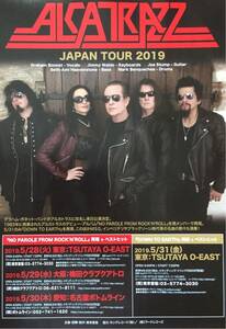 ALCATRAZZ (アルカトラズ) JAPAN TOUR 2019 チラシ 非売品 5枚組 グラハム・ボネット・バンドから改名し来日公演