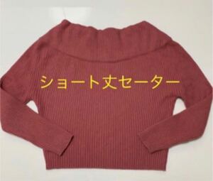 ショート丈セーター