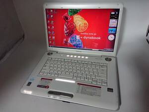 【ジャンク】TOSHIBA ノートパソコン Dynabook AX/54HKS PAAX54HLRKS Windows Vista Home Premium SP1 32bit 東芝