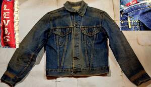 t928/LEVIS557 サード 3rd ヴィンテージ 60's 黒っぽい色落ちです！