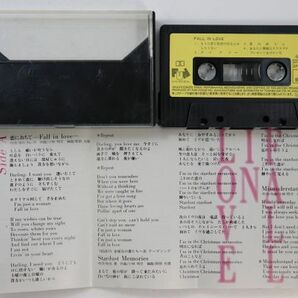 ■カセットテープ■ＬＯＶＥ ＩＮ ＦＡＬＬ■小林明子■中古■の画像5