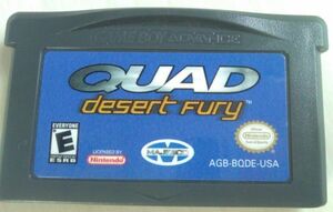 【送料込・追跡番号有】　Quad Desert Fury　ゲームボーイアドバンス　クワッド デザート フューリー