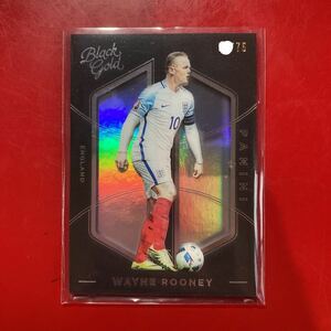 2016-17 Panini Black Gold Wayne Rooney silverパラレル　75枚限定