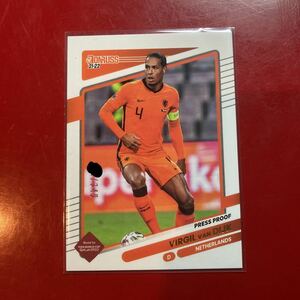 2021-22 Panini Donruss Virgil van Dijk press proof パラレル　349枚限定