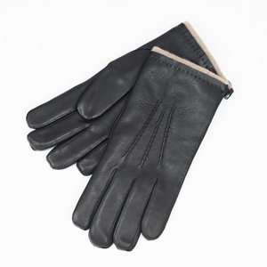 (74) new goods regular goods ORCIaNIoru Cheer -ni[56% off] 8.5(L) Italy made black ram leather glove free shipping Yahoo! simple settlement prompt decision price 