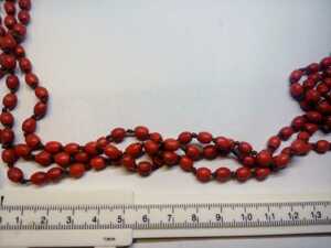  one ream sales contract 65cm100 bead antique beads approximately φ4-5 coral Native American nvenechi Anne Indian jewelry orange beads tonbodama tray Donna ga