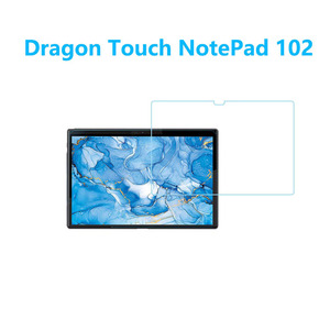 Dragon Touch NotePad 102 10.1インチ強化ガラスフィルム 指紋防止飛散防止気泡防止エアレース加工 自動吸着 高硬度9H 高透過率