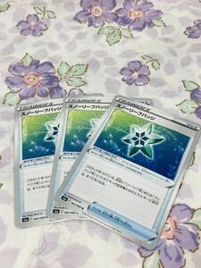 ポケモンカード トレーナーズカードセット グッズ スノーリーフバッジ