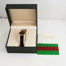 GUCCI グッチ GP/革 3001L レディース クオーツ ギャランティーカード・ケース付き［31318］_画像10