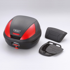 送料0円 ワイズ GIVI リアBOX E37 バックレスト付き 未塗装BK