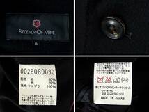 ■RECENCY OF MINE リーセンシィ オブ マイン / アバハウス 日本製 / メンズ / ウール × シルク / テーラードジャケット size 46 ブラック_画像3