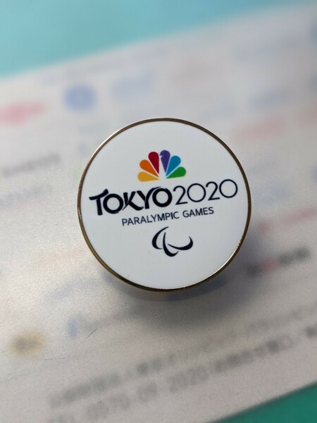 東京2020 パラリンピック　NBCメディア　ピンバッジ