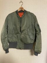 ALPHA MA-1　made in USA ８０～９０ｓ物　民生品_画像1