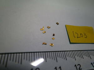  gold nageto Alaska .. gold . Gold finger sand gold bead 7 bead (20-22k)1203