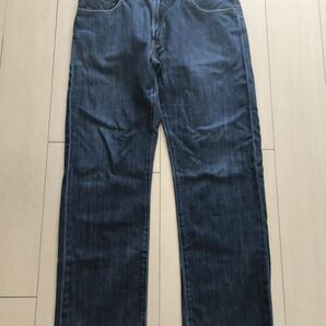 【即決】W34 リーバイス Levi's 502 レギュラーストレート オレンジイエローステッチ ジッパーフライ 綿100%デニムの画像6