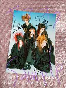 La:Sadie's 直筆 サイン入り 写真 /検 DIR EN GREY sukekiyo 京 薫 Die Shinya Tシャツ ポスター 疎外 デモテープ DVD PHALARIS 19990120