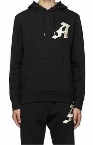  regular 20AW ALEXANDER McQUEEN Alexander McQueen A embroidery pull over Parker f-ti- black XXS 625362 QPX43