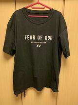 国内正規 限定 19SS FEAR OF GOD フィア オブ ゴッド SIX COLLECTION ロゴ クルーネック Tシャツ 黒 M RN 139190 FG20-007_画像1