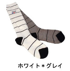 新品 お買い得2足セット×2組キッズスキーソックス パイルハイソックス サイズ16~18cm カラーホワイト、グレー