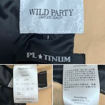 [WILD PARTY] PL TINUM ヌバックゴートレザージャケット ダブルライダース 1 ワイルドパーティ_画像10