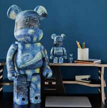 新品未開封☆ベアブリック 400%・100%☆セットゴッホ Van Gogh The Starry Night BE@RBRICK_画像1