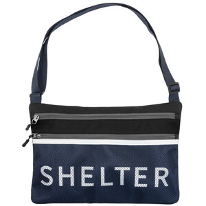 SHELTER シェルター サコッシュ ブラック　ショルダーバッグ