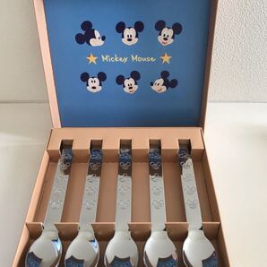 ディズニー ミッキーフェイススプーンセット