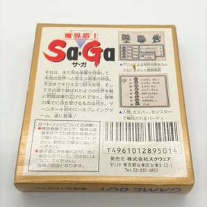 ■【美品】 任天堂 ニンテンドー ソフト 魔界塔士 SaGa サガ スクエア GAMEBOY GBの画像5