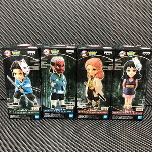 ワールドコレクタブルフィギュア 鬼滅の刃 竈門炭治郎 錆兎 真菰 鱗滝左近次 ワーコレ