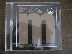 MIXCD DJ KOMORI MANHATTAN RECORDS R&B HITS VOL.0 muro missie hazime ken-bo celory hiroki kenta hasebe DJ MASTERKEY swing