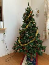 ゴージャス 電飾付き クリスマスツリー アメリカ購入 2m_画像1