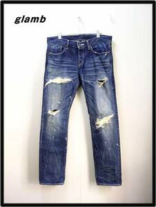 2 【glamb Croker Denim グラム デニムパンツ】GB09WT/P13