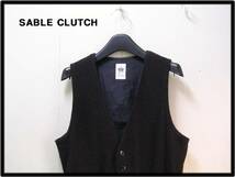 S \13,650【SABLE CLUTCH セーブルクラッチ ジレ ベスト】_画像2