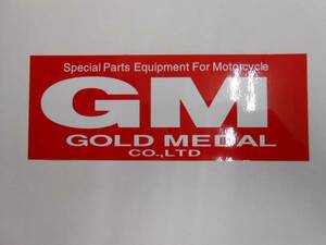 新品／ゴールドメダル　GM　GOLD　MEDAL　ステッカー　1枚　クリックポスト可