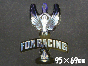 FOX RACING ステッカー デカール DECAL 正規品 クローム