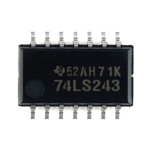 [s054] SN74LS243NS TEXAS INSTRUMENTS (1個)