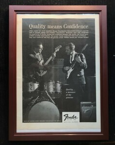 * 1960 period Fender original advertisement #4 *