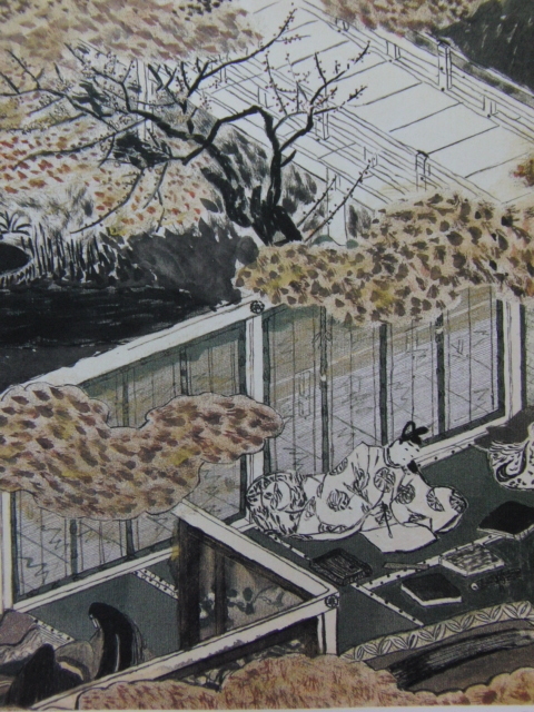 Shimizu Sakuraba, [Eleganz – Blumen und Kirschblüten], Aus einer seltenen Sammlung von Rahmenkunst, Schönheitsprodukte, Neuer Rahmen inklusive, Innere, Frühling, Kirschblüten, Kokosnuss, Malerei, Ölgemälde, Natur, Landschaftsmalerei