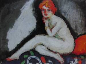 Kees van Dongen、NU ASSIS、希少画集画、状態良好、新品高級額装付、送料無料、洋画 人物 、fan