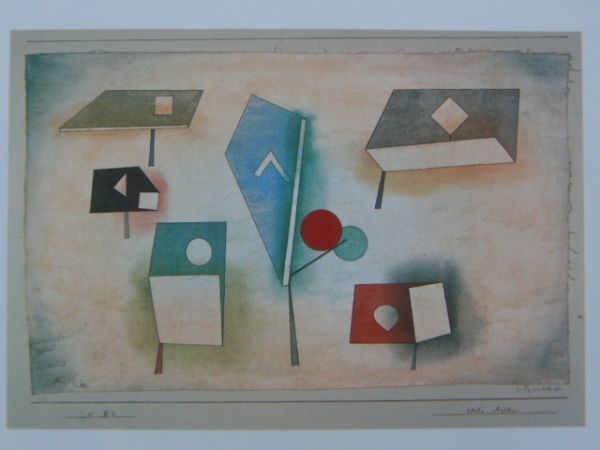 Paul Klee, Paul Klee, [Sechs Stile], Seltene Kunstbuchillustrationen, In guter Kondition, Neu gerahmt, Kostenloser Versand, Ausländische Maler, keme, Malerei, Ölgemälde, Abstraktes Gemälde